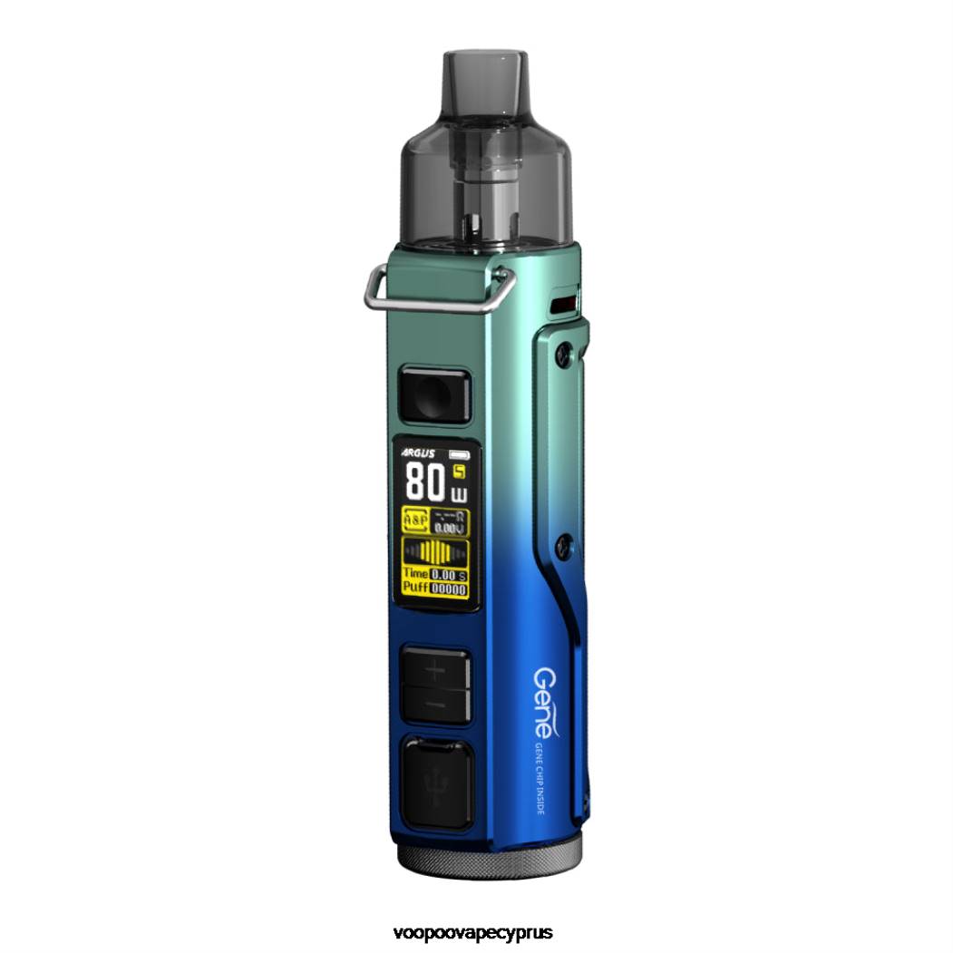 VOOPOO ARGUS PRO pod mod kit μπλε πράσινο 442P31 - VOOPOO Vape Drag Lietuva