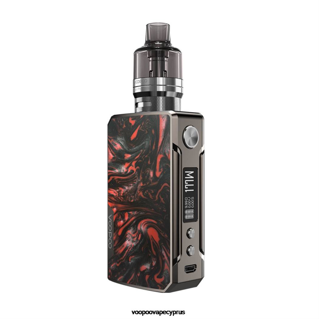 VOOPOO DRAG 2 ανανεωμένη έκδοση πλατίνα-κόκκινο 442P322 - VOOPOO Vape Argus Lietuva