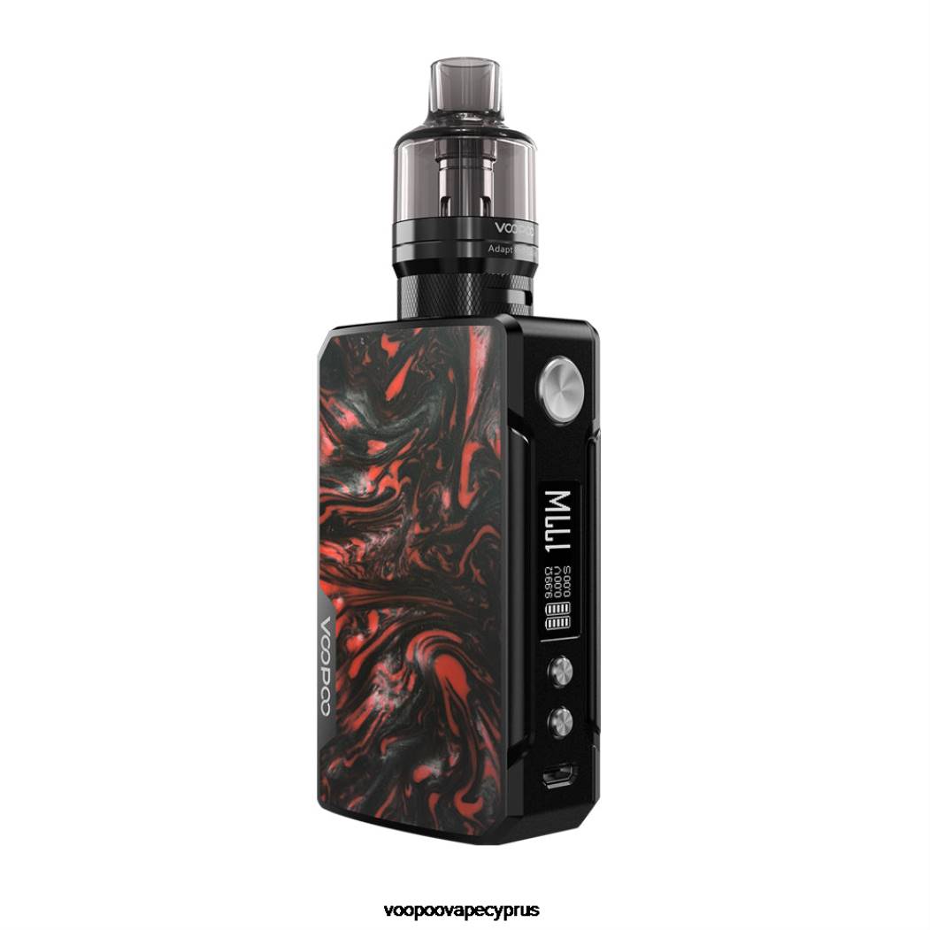 VOOPOO DRAG 2 ανανεωμένη έκδοση μαύρο-κόκκινο 442P328 - VOOPOO Vape Vilnius