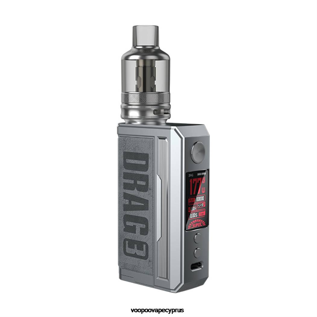 VOOPOO DRAG 3 κιτ mod mod καπνιστό γκρι 442P155 - VOOPOO Vape Pen