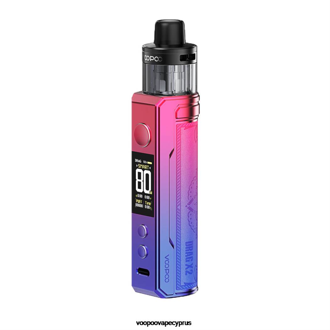 VOOPOO DRAG X2 pod mod μοντέρνο κόκκινο 442P231 - VOOPOO Vape Drag Lietuva