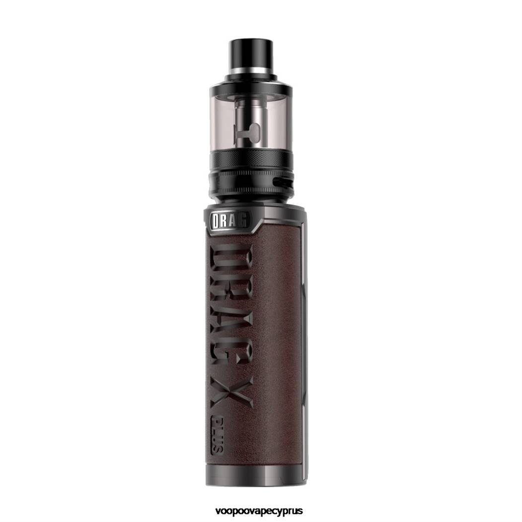 VOOPOO DRAG X PLUS επαγγελματική έκδοση μαύρο + καφές 442P159 - VOOPOO Vape Mod