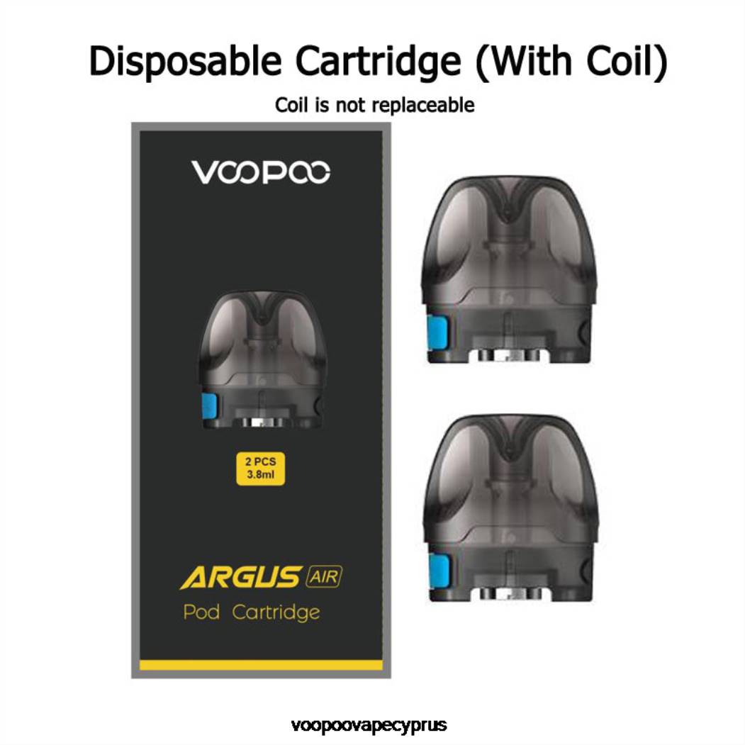 VOOPOO ARGUS AIR κασέτα λοβού (2 τεμ.) pod με πηνίο 0,8 ohm 442P535 - VOOPOO Vape Pen