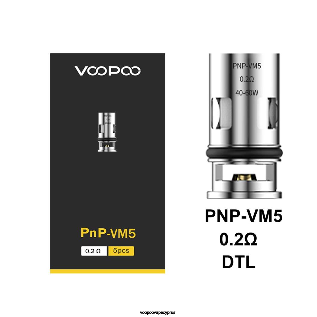 VOOPOO PNP πηνία (5 τμχ) pnp-c1 442P584 - VOOPOO Vape Store