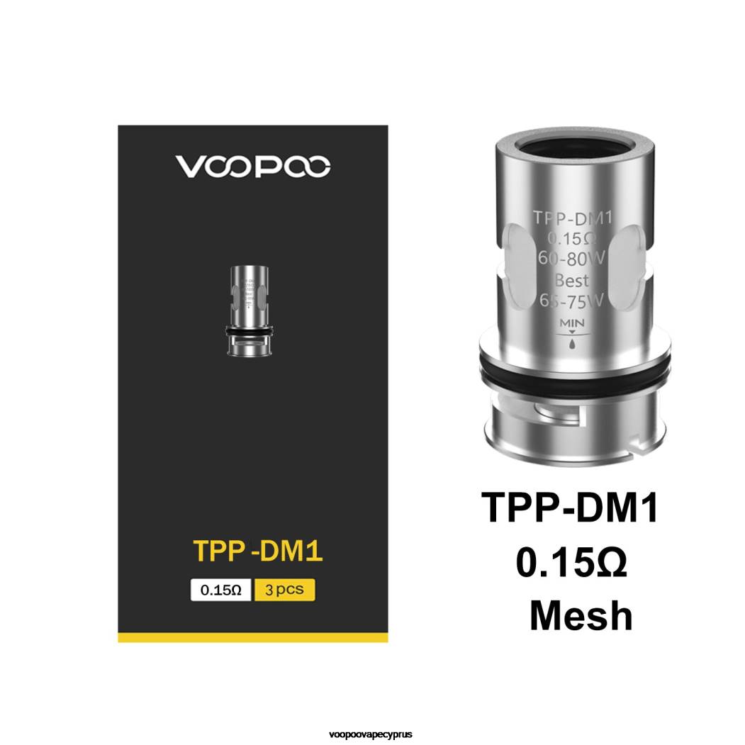 VOOPOO TPP πηνία (3 τμχ) tpp-dm1 442P585 - VOOPOO Vape Pen