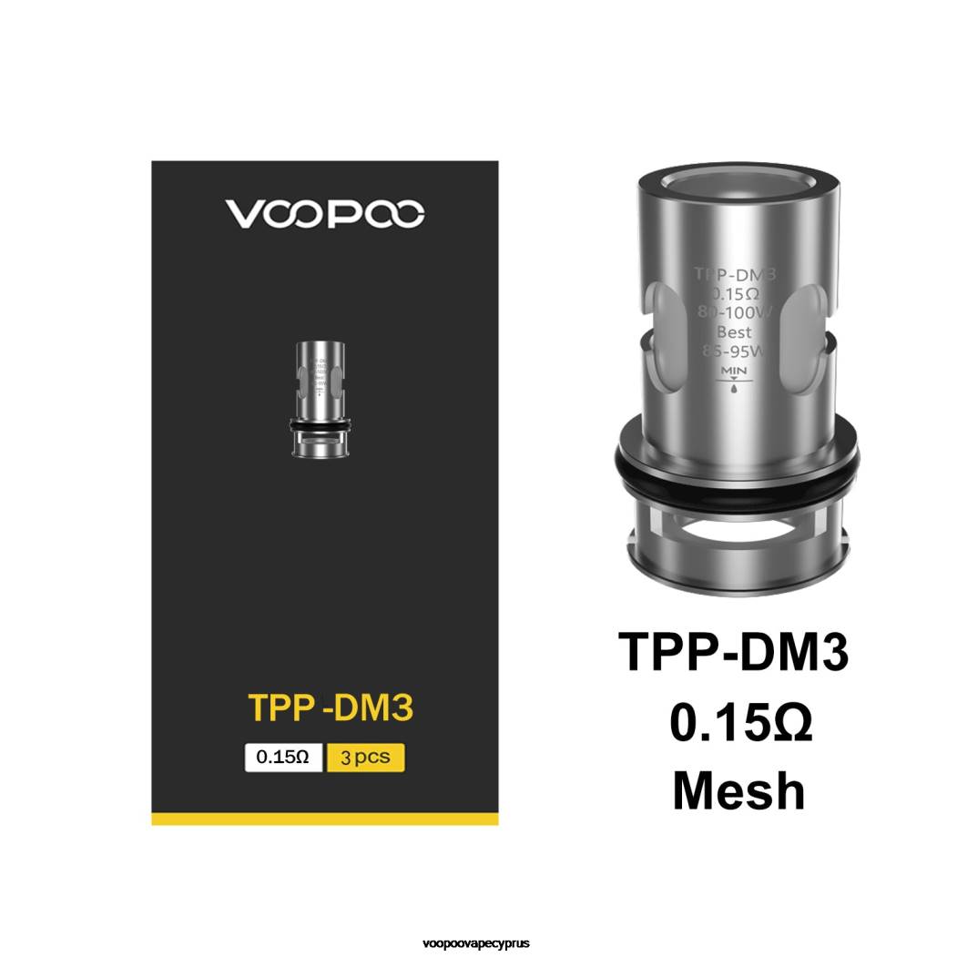 VOOPOO TPP πηνία (3 τμχ) tpp-dm3 442P610 - VOOPOO Vape Amazon